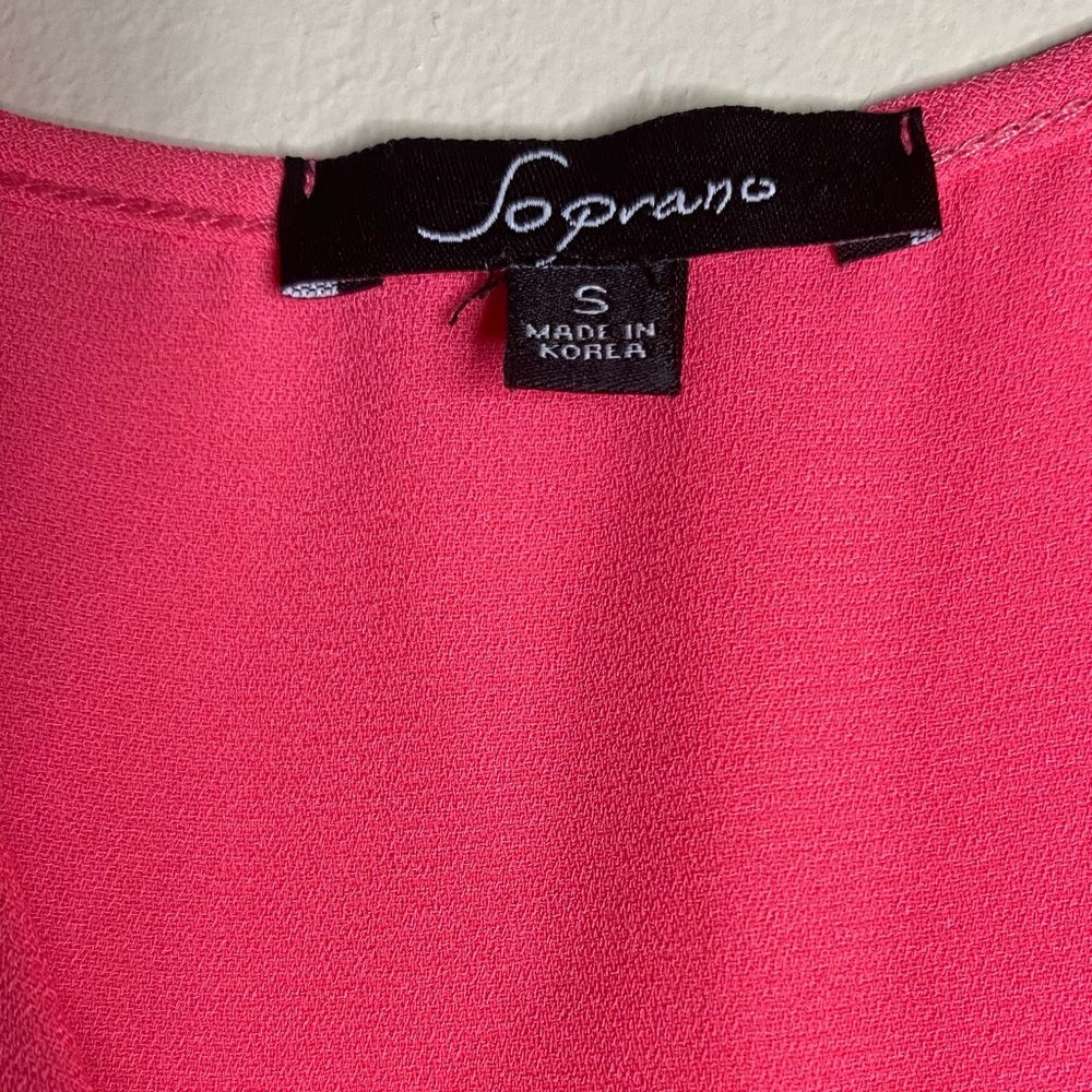 SOPRANO Women's Pink Tank Top - Picture 2 of 2